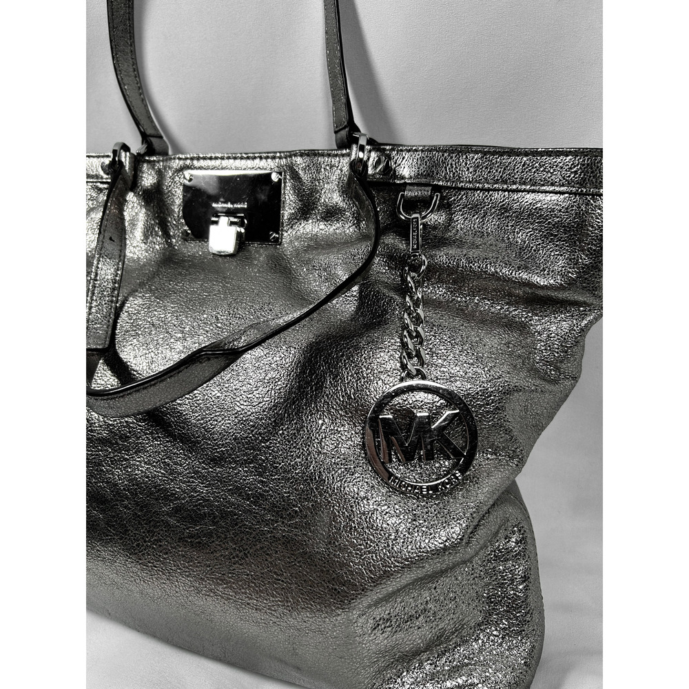 Michael Kors Channing Large Shoulder Tote in Nickel - Tags Included